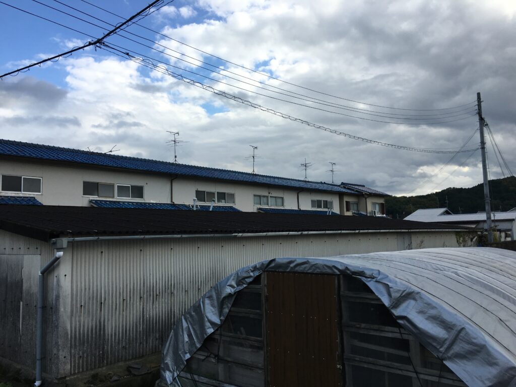 奈良ガレージ屋根張替え