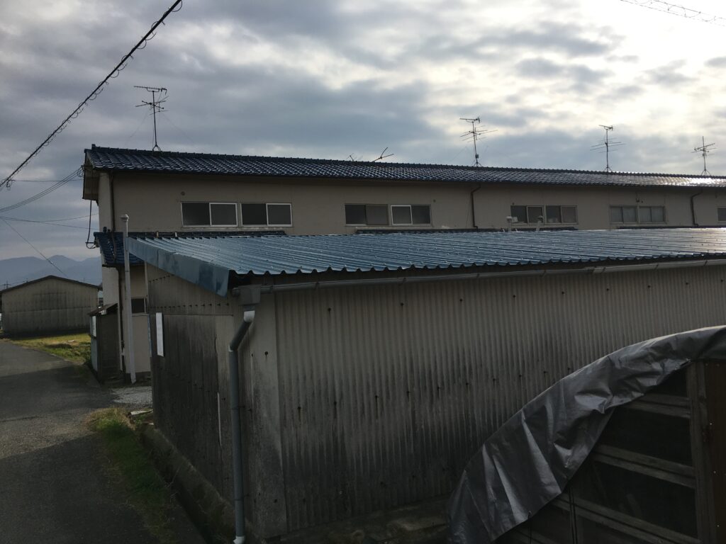 ガレージ屋根リフォーム完了